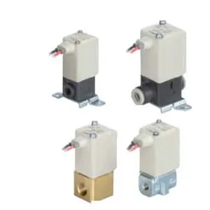 SMC VDW10/12/14, Compact Direct Operated 2 Port Solenoid Valve for Air/Water/Medium Vacuum, Single Unit VDW14KB