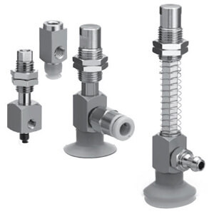 SMC ZP3-Y, Compact Pad, Lateral Vacuum Inlet w/Buffer ZP3-Y08BSJ