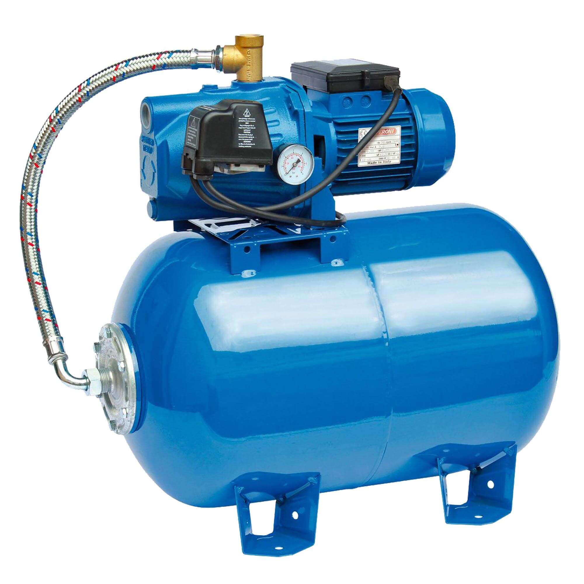 SPERONI 1.5HP Water Booster Pump with pressure tank , 2376GPH, 220V , Model CAM152/60
