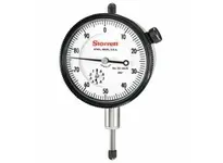 Starrett 25-441/5J 25 Series AGD Group 2 continuous dial indicator with 1/2" measuring range and .001" graduations. 2-1/4" white dial with 0 to 100 re