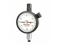 Starrett 81-136J 81 Series AGD Group 1 dial indicator with 0-0.075" measuring range and 0.0005" graduations. Stainless steel construction with satin/e