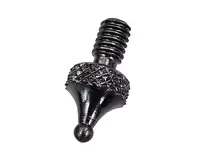 Starrett PT06632-7 AGD indicator special contact point with 13/64" (5mm) knurled diameter and #4-48 screw thread. Replacement component for AGD dial i