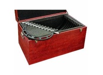 Starrett S436FXRLZ S436 Series outside micrometer set with 12-24" measuring range and .001" graduations. This 12-piece set features carbide-tipped anv