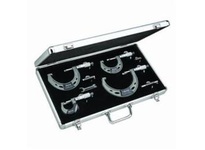 Starrett ST444.1BXRLZ ST444.1 Global Series outside micrometer set with 0 to 4 in measuring range and 0.0001 in graduations. This 4-piece set features