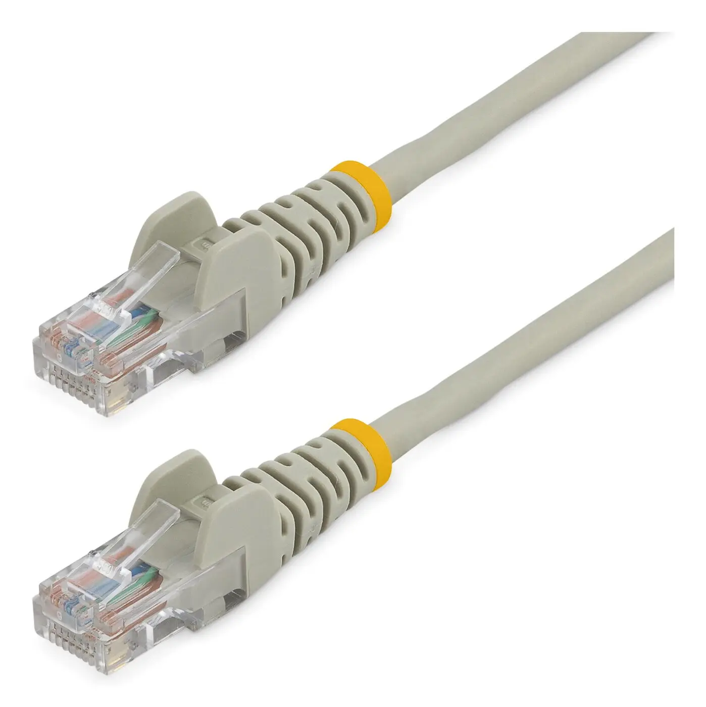 StarTech.com Cat5e Patch Cable with Snagless RJ45 Connectors - 3 ft, Gray