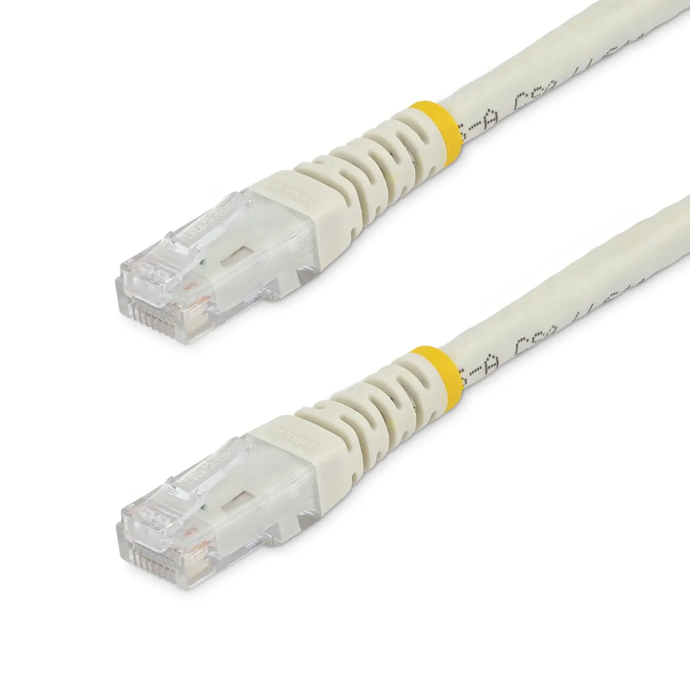 StarTech.com 50 ft Cat 6 White Molded RJ45 UTP Gigabit Cat6 Patch Cable - 50ft Patch Cord
