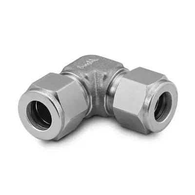 2507 Super Duplex Swagelok Tube Fitting, Union Elbow, 1/2 in. Tube OD