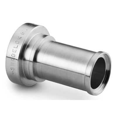 316L Stainless Steel VCO O-Ring Face Seal Fitting, Automatic Tube Weld Gland, 1/4 in. VCO Fitting x 1/4 in. Tube OD