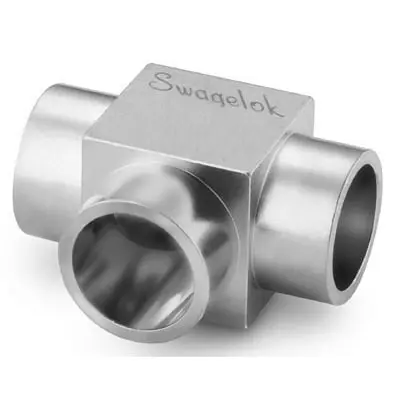 Swagelok 316L VIM-VAR Micro-Fit® Union Tee, 3/8 in. OD, SC-01 Cleaned