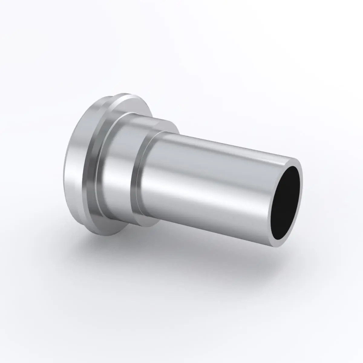 Swagelok 316L VAR VCR Fitting, Short Tube Butt Weld Gland, 1/2 in. VCR x 3/8 x 0.035 in. TBW, 0.75 in. (19.1 mm) Ext