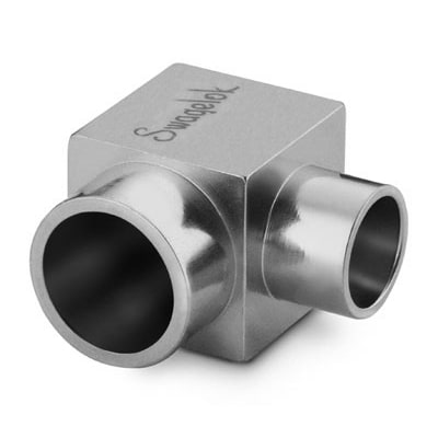 316L VIM-VAR Micro-Fit® Reducing Elbow, 1/2 in. x 3/8 in. OD