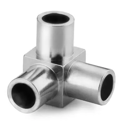 Swagelok 316L VIM-VAR Micro-Fit® Tribow (Tee+Elbow), 1/2 in. OD