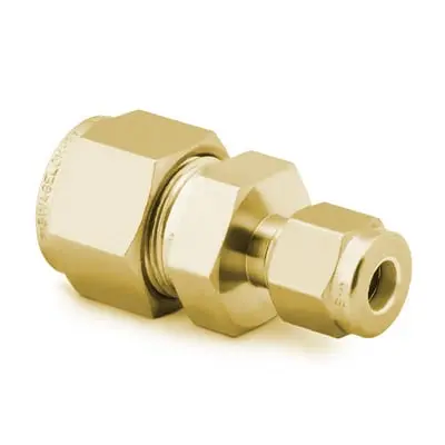 Brass Swagelok Tube Fitting, Reducing Union, 3/4 in. x 1/2 in. Tube OD