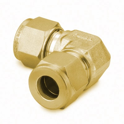 Brass Swagelok Tube Fitting, Union Elbow, 12 mm Tube OD