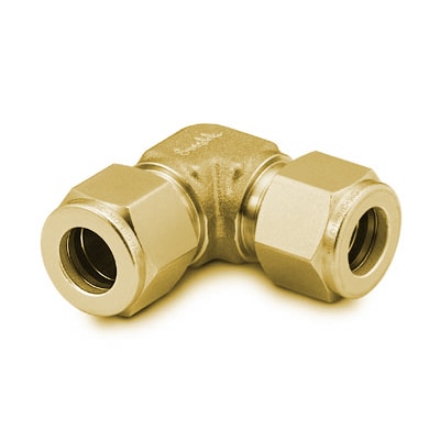 Brass Swagelok Tube Fitting, Union Elbow, 1 in. Tube OD