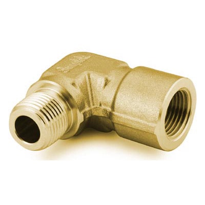 Brass Pipe Fitting, Street Elbow, 3/8 in. Female NPT x 3/8 in. Male NPT