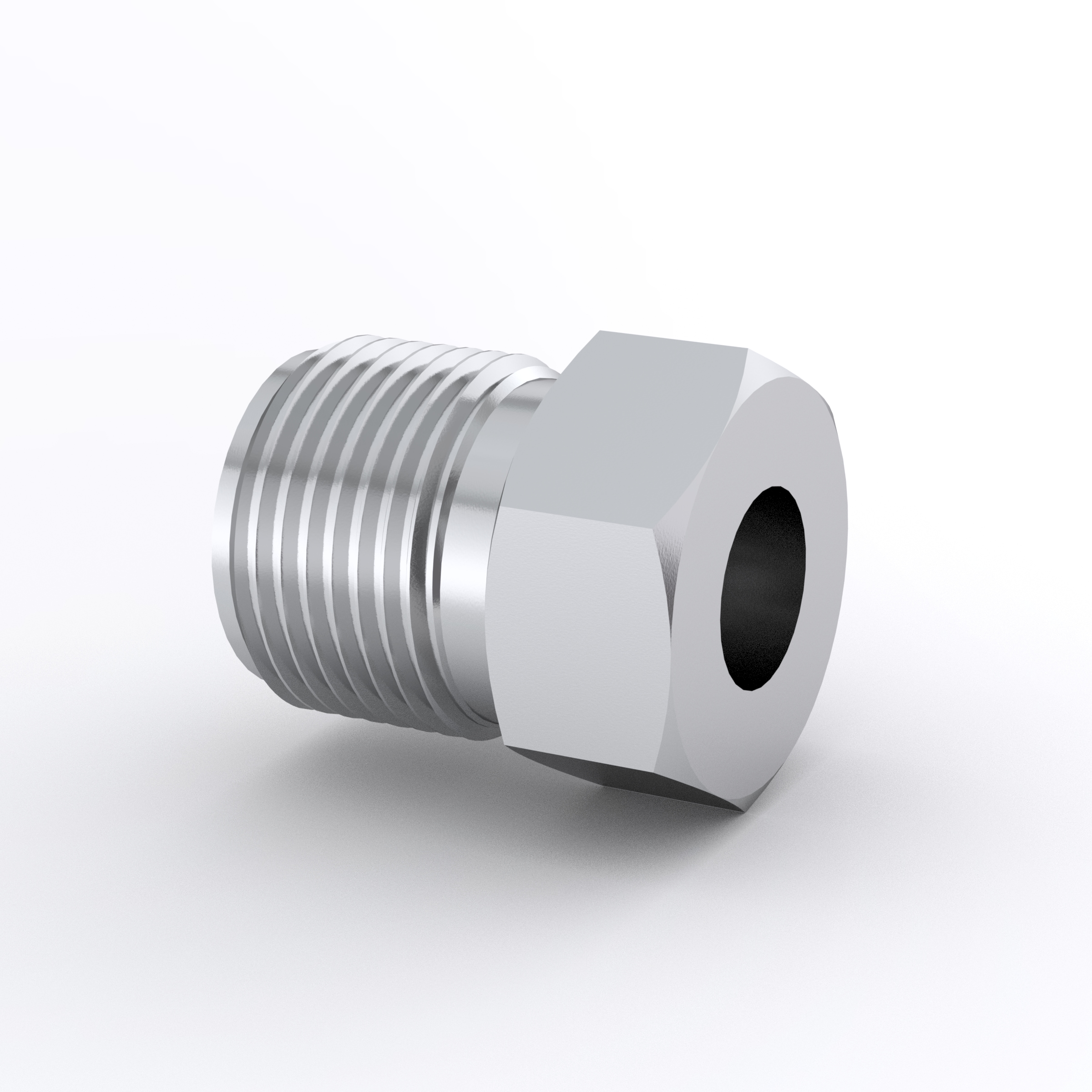 316 Stainless Steel IPT Series Gland, 9/16 in. High Pressure Coned and Threaded Connection, 60 000 psi (4134 bar)