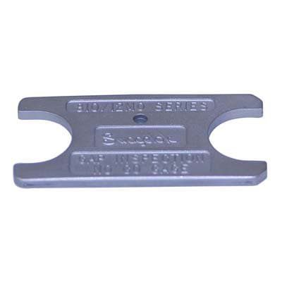 Gap Inspection Gauge, 1/8 in., 2 mm and 3 mm Female Nuts