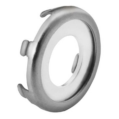Nickel VCR Face Seal Fitting, 1/2 in. Silver Plated Gasket Retainer Assembly