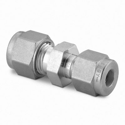 Stainless Steel Swagelok Tube Fitting, Union, 10 mm x 1/2 in. Tube OD