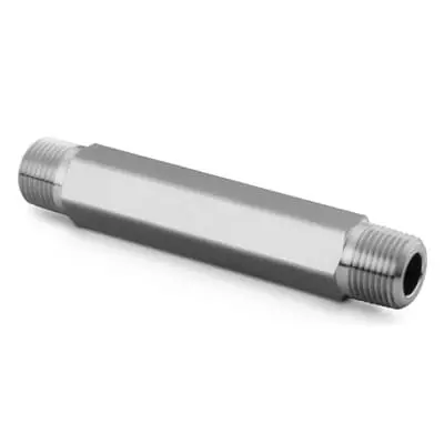 Swagelok Stainless Steel Pipe Fitting, Hex Long Nipple, 3/4 in. Male NPT, 2 in. (5.1 cm) Length