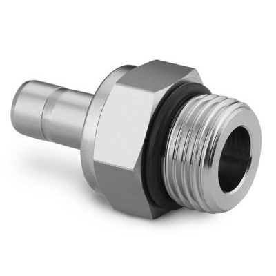 Stainless Steel Swagelok Tube Fitting, Male Tube Adapter, 3/4 in. Tube OD x 1 5/16-12 in. Male SAE/MS Straight Thread