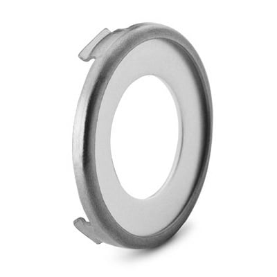 316L Stainless Steel VCR Face Seal Fitting, 3/4 in. Unplated Gasket Retainer Assembly