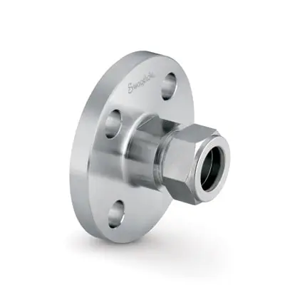 Stainless Steel ANSI Flange Adapter, 3/4 in. Swagelok Tube Fitting, NPS 3/4 in., Class 150