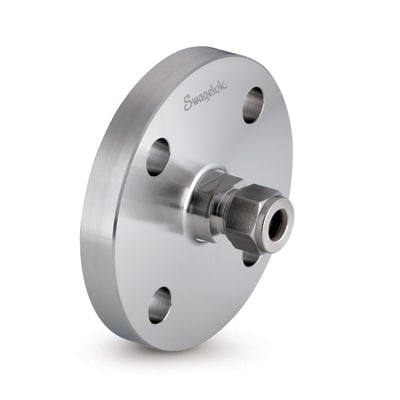 Stainless Steel EN Flange Adapter, 12 mm Swagelok Tube Fitting,  DN 25, PN 40, Sealing Face B1 per EN 1092-1