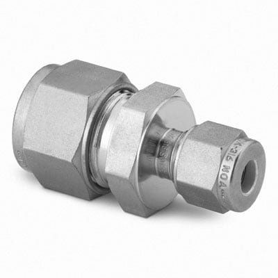 Stainless Steel Swagelok Tube Fitting, Reducing Union, 15 mm x 12 mm Tube OD