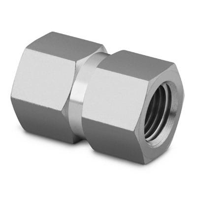Stainless Steel Pipe Fitting, Hex Coupling, 1/8 in. Female NPT