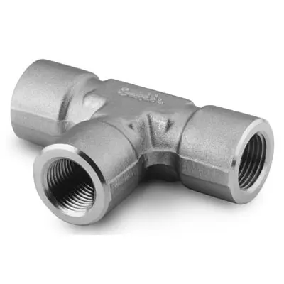 Swagelok Stainless Steel Pipe Fitting, Tee, 1/8 in. Female NPT