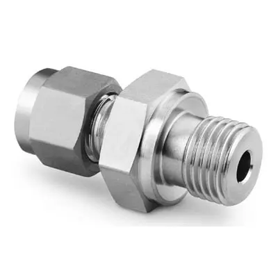 Stainless Steel Swagelok Tube Fitting, Male Connector, 1/8 in. Tube OD x 1/8 in. Male ISO Parallel Thread