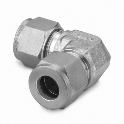 Stainless Steel Swagelok Tube Fitting, Union Elbow, 20 mm Tube OD
