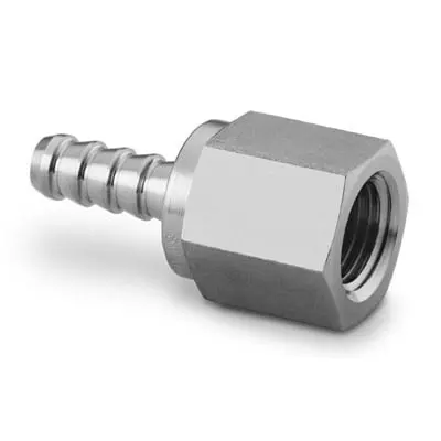 Swagelok Stainless Steel Hose Connector, 1/8 in. Female NPT, 1/4 in. Hose ID