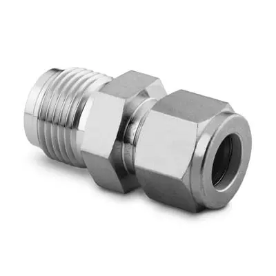 316 Stainless Steel VCR Face Seal Fitting, Swagelok Tube Fitting Connector Body, 1/4 in. VCR x 1/4 in. Tube Fitting