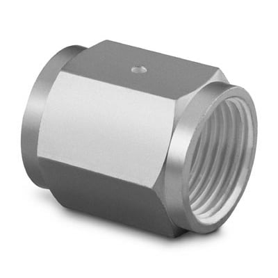 316 Stainless Steel VCR Face Seal Fitting, 1/4 in. Female VCR Coupling Body