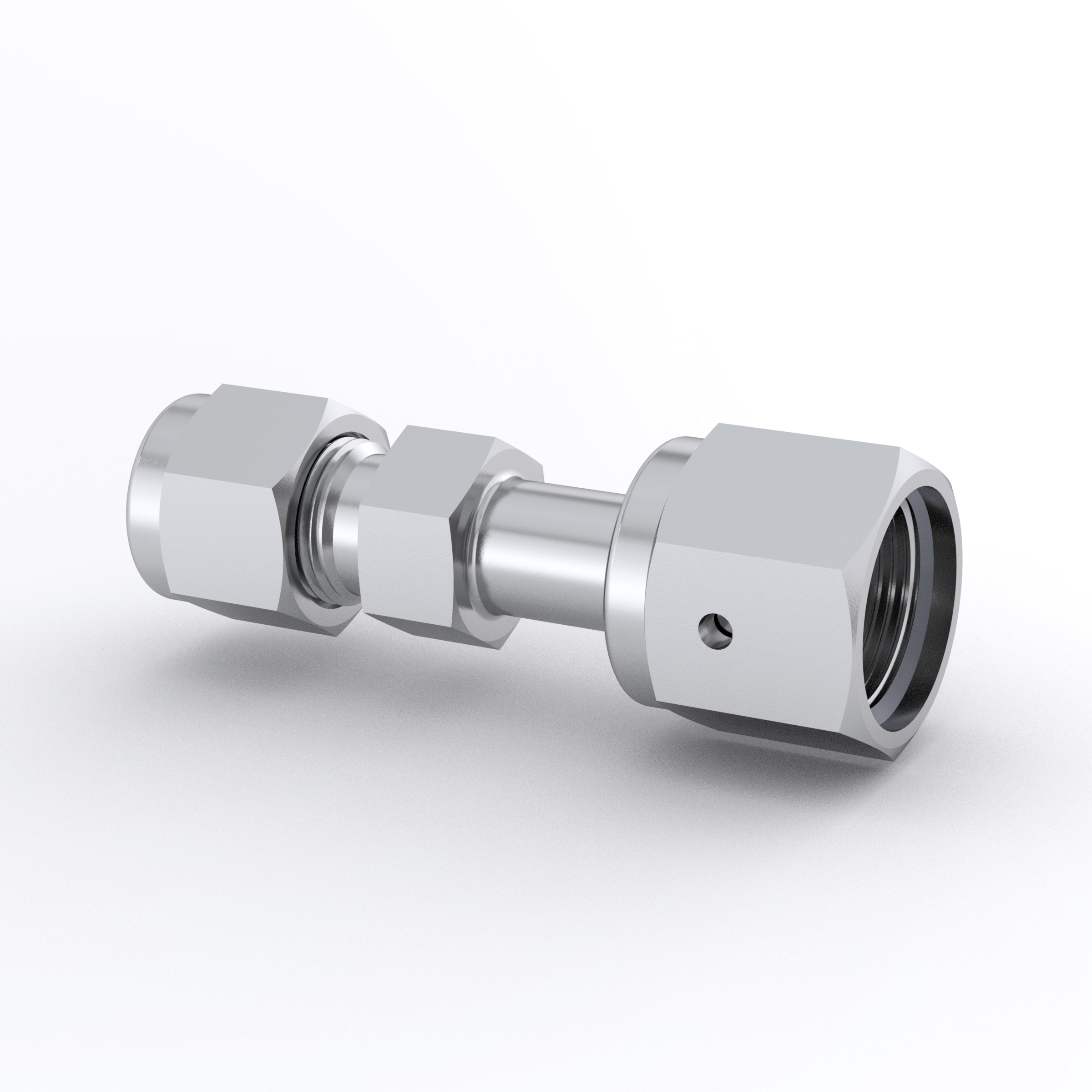 316 Stainless Steel VCO O-Ring Face Seal Fitting, Swagelok Tube Fitting Connector, 1/4 in. Female VCO Fitting x 1/4 in.