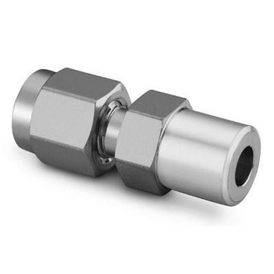 Stainless Steel Swagelok Tube Fitting, Male Connector, 1/4 in. Tube OD x 1/2 in. Male Pipe Weld