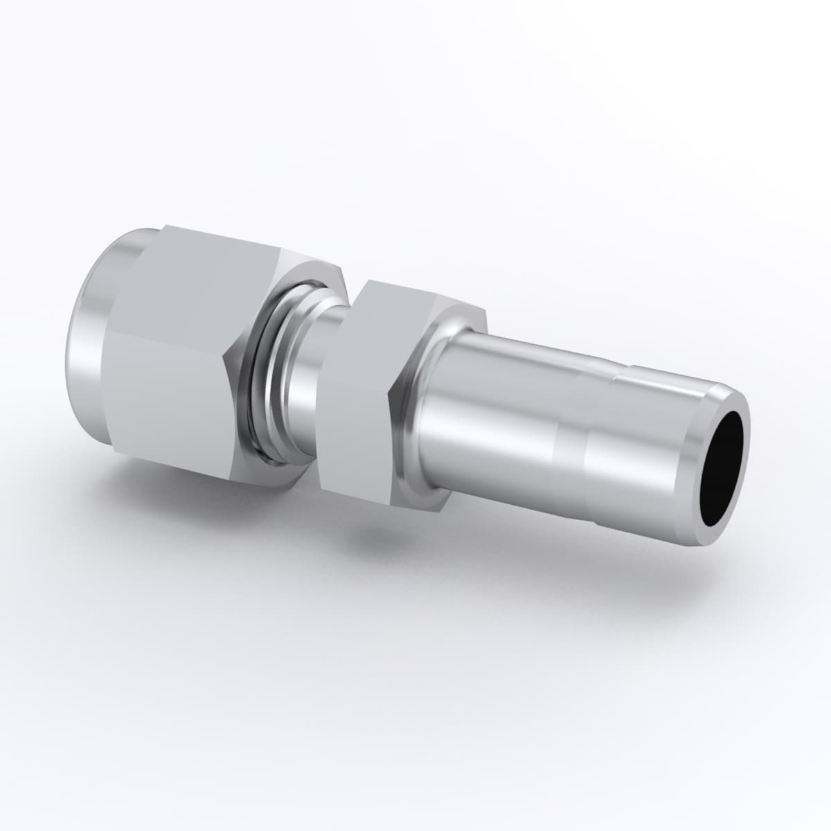 Stainless Steel Swagelok Tube Fitting, Reducer, 1/4 in. Tube OD x 1 in. Swagelok Tube Adapter