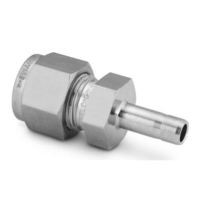 Stainless Steel Swagelok Tube Fitting, Reducer, 1/4 in. Tube OD x 1/4 in. Swagelok Tube Adapter