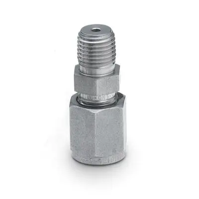 316 Stainless Steel High Pressure Fitting, 1/4 in. Swagelok Fitting x 1/4 in. Male NPT