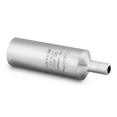 316 Stainless Steel Single Ended Miniature Sample Cylinder, 50 cm3, 1000 psig (68.9 bar)