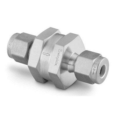 Stainless Steel All-Welded In-Line Filter, 1/4 in. Swagelok Tube Fitting, 0.5 Micron Pore Size
