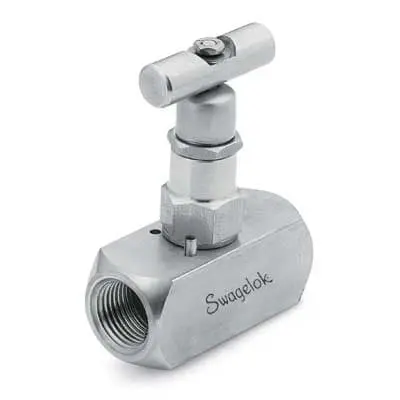 Swagelok Stainless Steel General Utility Service Needle Valve, 1/2 in. FNPT, 0.20 in. (5.0 mm) Orifice, Grafoil Packing