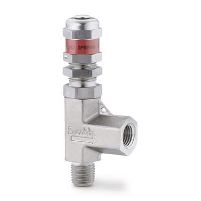 Stainless Steel High Pressure Proportional Relief Valve, 1/4 in. MNPT x 1/4 in. FNPT, Buna N Seal