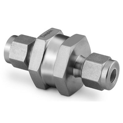 Stainless Steel All-Welded In-Line Filter, 6 mm Swagelok Tube Fitting, 0.5 Micron Pore Size
