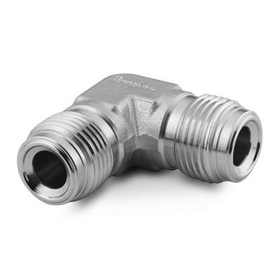 316 Stainless Steel VCR Face Seal Fitting, 1/2 in. Union Elbow Body