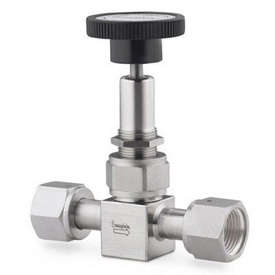 316L Stainless Steel High Purity Bellows Sealed Valve, 1/2 in. Female Swagelok VCR Metal Gasket Face Seal Fitting