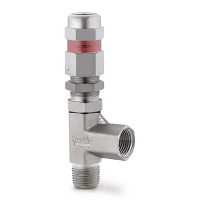 Stainless Steel High Pressure Proportional Relief Valve, 1/2 in. MNPT x 1/2 in. FNPT